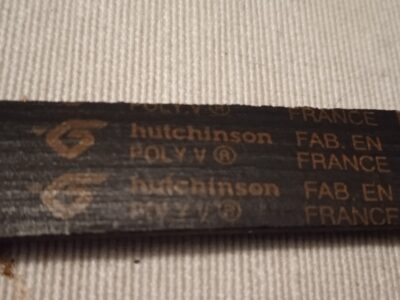 Courroie d&rsquo;entraînement poulie tambour