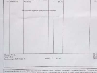 Aquastop Bosch réf. 00668113