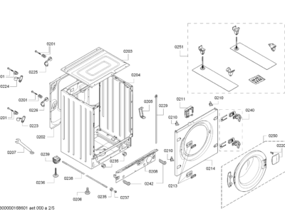 Pièces détachées Lave Linge Bosch Logixx 7 Sensitive
