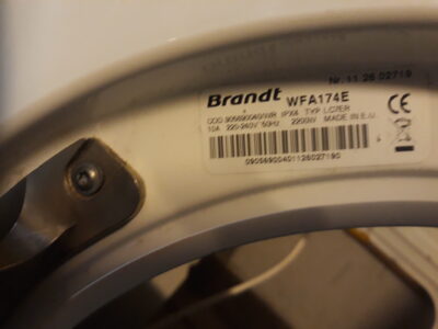 recherche croisillon lave linge brand WFA WFA 174E