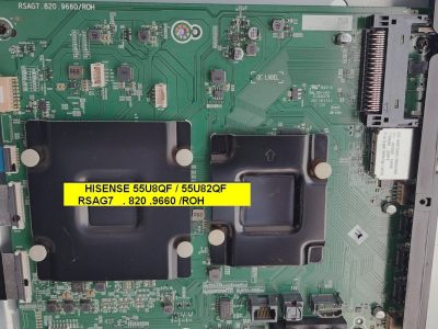 Carte principal TV HISENCE 55U8QF / 55U82QF .Référence cart
