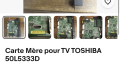 Toute pièces tv en stock